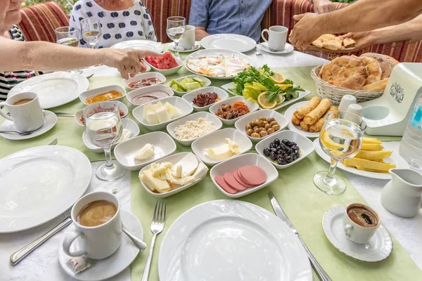 Desayuno Turco Tradicional Spread — Foto de Stock