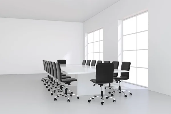 Meeting room or conference room in office building - 3D Rendering.