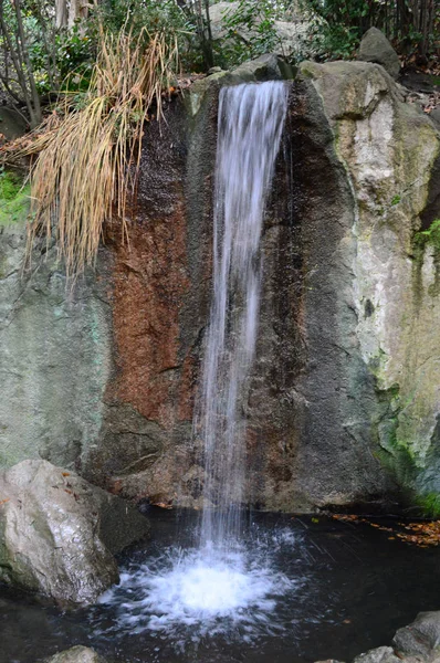Letní Lesní Vodopád Mezi Kameny — Stock fotografie