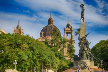 Porto Alegre, Brezilya-22/04/2018: Jullio de Castilhos anıt Matriz merkezi Meydanı (Praça da Matriz), Porto Alegre, Rio Grande yapmak Sul, Brezilya