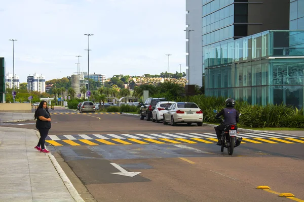 Carriageway Barra Shopping South Porto Alegre Center Purchases Margins Guaba — Stock Photo, Image