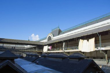 Porto, Portekiz-28/04/2018: Mercado yapmak Bolhao, şehrin eski, geleneksel Pazar.