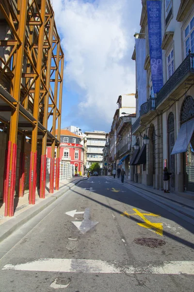 Porto Portugal Straat Het Centrum Van Stad — Stockfoto