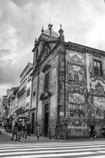 Oporto Portogallo 2018 Persone Nel Centro Della Città Santa Catarina — Foto Stock