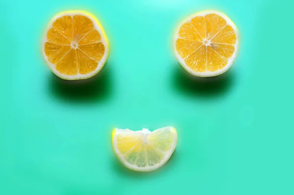 Fresh Lemon Background — Stock Photo, Image