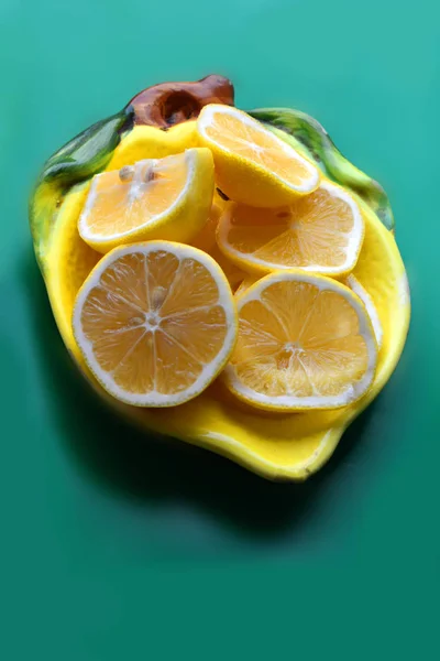 Limão Fresco Fundo — Fotografia de Stock