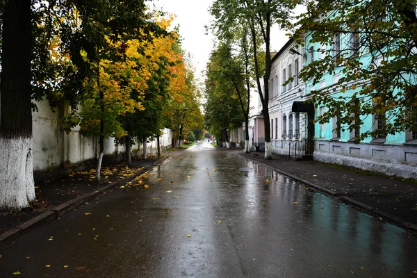 Vitebsk Wit Rusland Oktober 2018 Pokrovskaya Street Rechteroever Van Rivier — Stockfoto