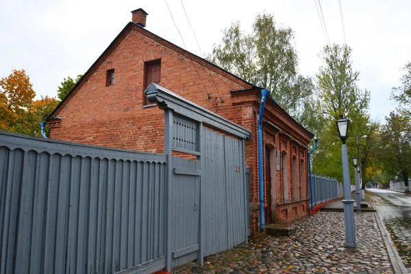 Vitebsk, Beyaz Rusya-Ekim 6,2018: Marc Chagall Müzesi ev burada sanatçı onun çocukluk ve ergenlik erken 1900 yılında geçirdi Western Dvina Nehri'nin sağ yakasındaki Pokrovskaya sokakta