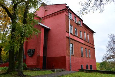 Vitebsk, Beyaz Rusya -10/06/2018:Marc Chagall Sanat Merkezi, Sovetskaya sokak. Marc Chagall Sanat Merkezi Vitebsk büyük yaratıcı adamış müzelerinden biridir. Marc Chagall Sanat Merkezi tarafından 1992 yılında oluşturuldu