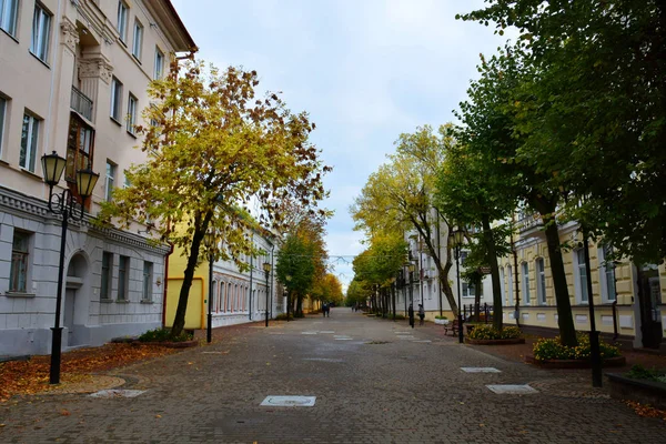 Vitebsk Vitryssland 2018 Historiska Centrum Vitebsk Suvorov Street — Stockfoto