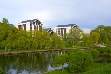 Görünüm Nehri'nin Svisloch, Minsk, Beyaz Rusya