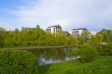 Görünüm Nehri'nin Svisloch, Minsk, Beyaz Rusya
