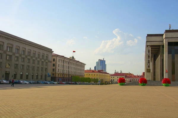 민스크 공화국의 벨로루시 2018 광장의 Minsk Preparation — 스톡 사진
