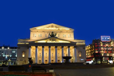 gece görüş devlet akademik Bolşoy tiyatro opera ve bale, moscow, Rusya Federasyonu