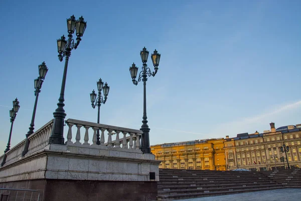 Moskva Rusko 2018 Slavný Moskva Manéž Náměstí Panoráma Manéžního Náměstí — Stock fotografie