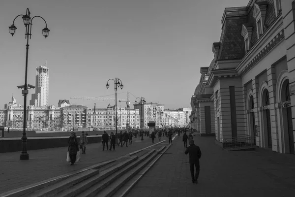 Москва 2018 Павелецька Залізничних Пасажирів Одним Дев Яти Основних Залізничних — стокове фото