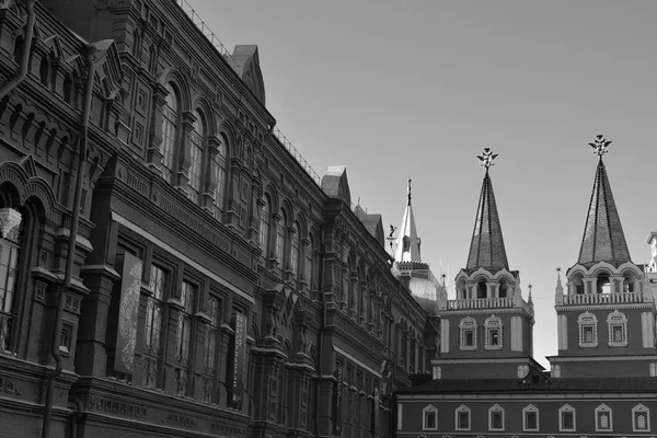Воскресенские Ворота Называют Иверскими Воротами Иверские Ворота Красная Площадь Москва — стоковое фото