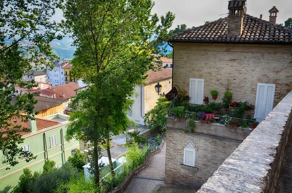 Ancona Italia Arquitectura Urbana Ciudad Portuaria Ancona Encuentra Largo Las — Foto de Stock