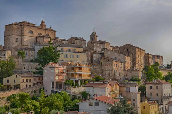 Ancona Italia Arquitectura Urbana Ciudad Portuaria Ancona Encuentra Largo Las — Foto de Stock