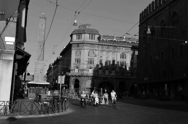 Bologna 2012 Una Strada Nel Centro Della Città Bologna — Foto Stock