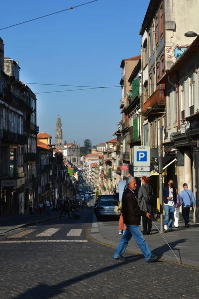 Stedelijke Architectuur Het Centrum Van Stad Porto Portugal — Stockfoto