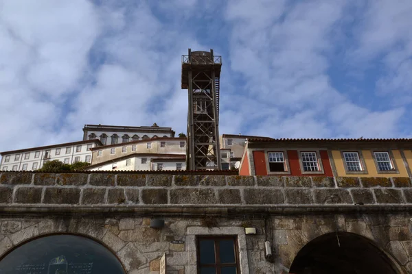 Архитектура Рибейры Порту Португалия — стоковое фото