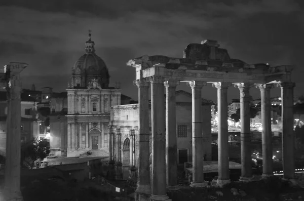 Roman Forum Rome Italy One Main Tourist Attractions Rome Panorama — Stock Photo, Image