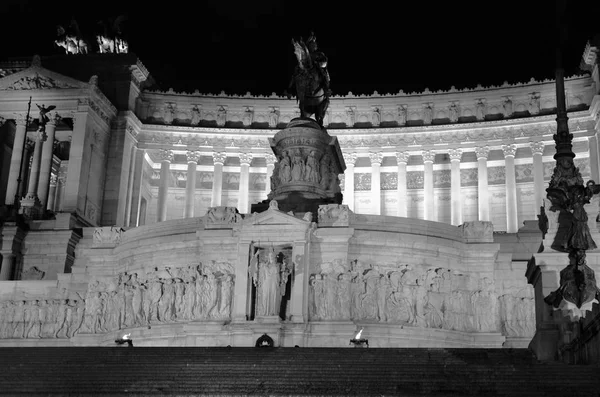 Palácio Veneza Vittoriano Praça Veneza Dos Principais Pontos Turísticos Cidade — Fotografia de Stock