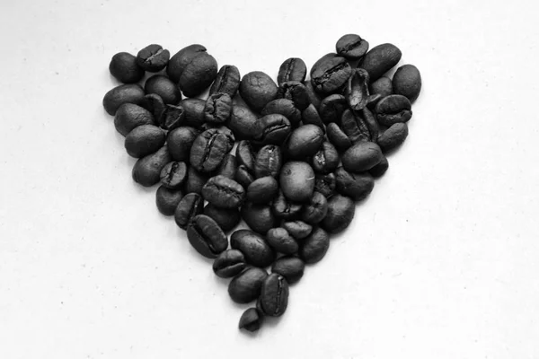 Herz Der Brasilianischen Kaffeebohnen — Stockfoto