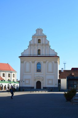 Minsk, Beyaz Rusya - 09.04.2019: Basilians'ın Üst Kentteki Kutsal Ruh Manastırı'nın fotoğrafı