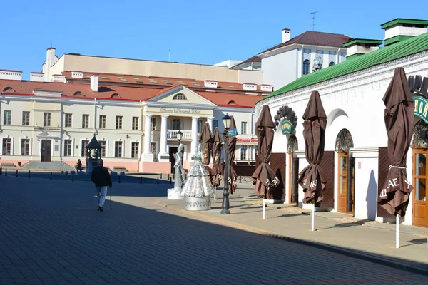 Minsk Belarus 2019 Cidade Alta Praça Liberdade Minsk Bielorrússia — Fotografia de Stock