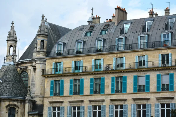 Vecchi Edifici Storici Nel Centro Parigi Rue Rivoli Parigi Francia — Foto Stock