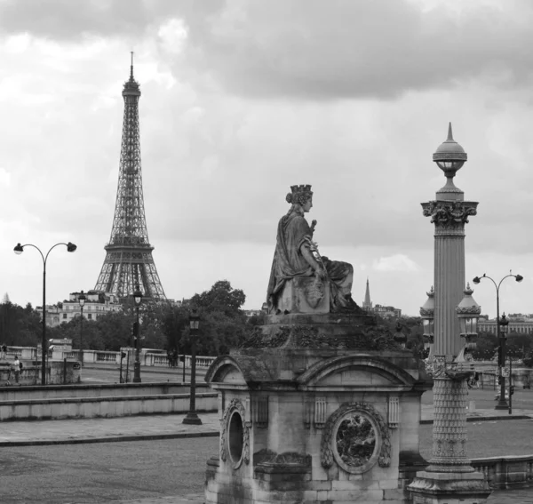 Paris France May 2019 Place Concorde Cloudy Day — Stock Photo, Image