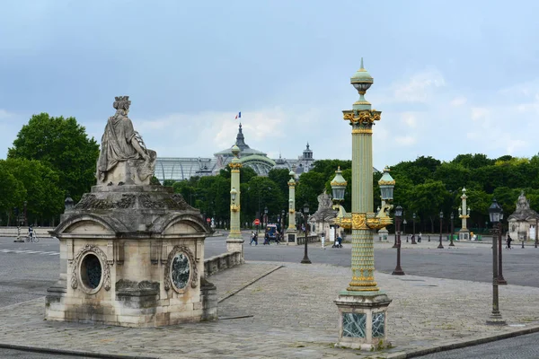 法国巴黎 2019年5月25日 多云日 协和广场 — 图库照片
