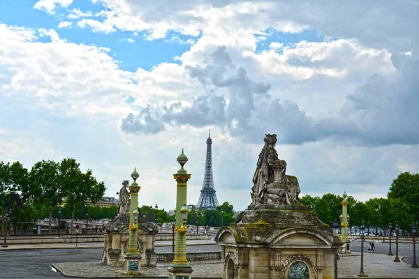 Paříž Francie Května 2019 Place Concorde Zamračený Den — Stock fotografie