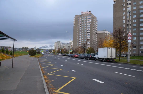 Novo Complexo Residencial Moderno Vários Andares — Fotografia de Stock