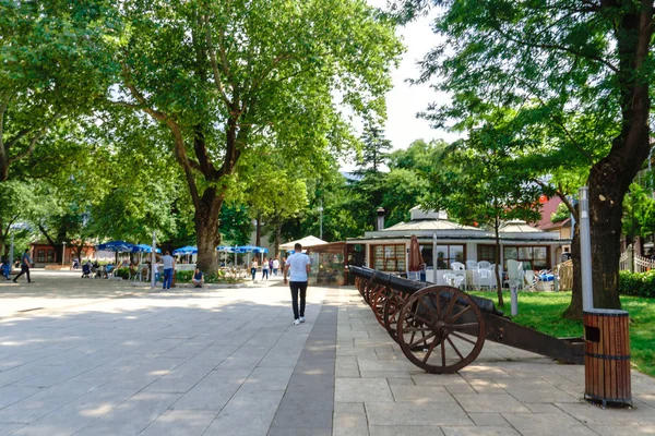 Bursa Truthahn Juni 2018 Touristen Tophane Park Mit Osmanen Und — Stockfoto