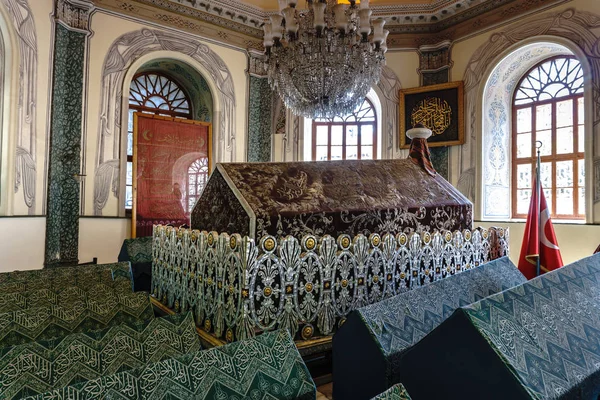 Bursa Turquía Junio 2018 Tumba Mausoleo Osman Gazi Fundador Del — Foto de Stock