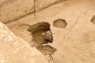 Çatalhöyük olduğunu en eski dünya ile büyük şehirde Neolitik ve Kalkolitik Çumra, Konya şehir yerleşim en iyi korunmuş. Bu yaklaşık 7500 M.ö. yılında inşa edilmiştir