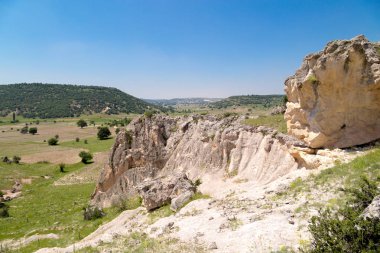 Manzaralı Phrygia vadinin ortasında Türkiye'de Kütahya, Eskişehir, Afyon.