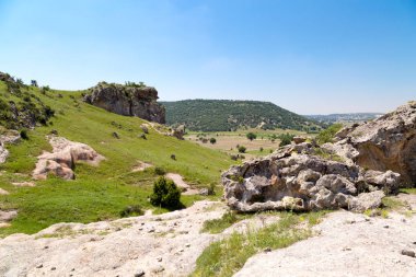 Manzaralı Phrygia vadinin ortasında Türkiye'de Kütahya, Eskişehir, Afyon.