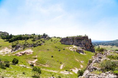 Manzaralı Phrygia vadinin ortasında Türkiye'de Kütahya, Eskişehir, Afyon.