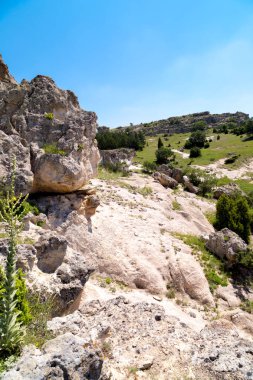 Manzaralı Phrygia vadinin ortasında Türkiye'de Kütahya, Eskişehir, Afyon.