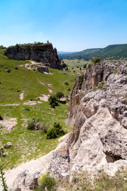 Manzaralı Phrygia vadinin ortasında Türkiye'de Kütahya, Eskişehir, Afyon.