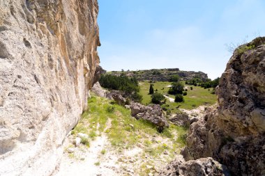 Manzaralı Phrygia vadinin ortasında Türkiye'de Kütahya, Eskişehir, Afyon.