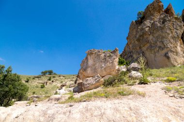Manzaralı Phrygia vadinin ortasında Türkiye'de Kütahya, Eskişehir, Afyon.