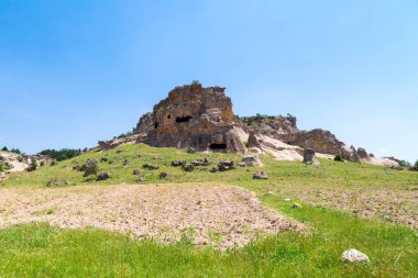 Manzaralı Phrygia vadinin ortasında Türkiye'de Kütahya, Eskişehir, Afyon.