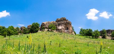 Manzaralı Phrygia vadinin ortasında Türkiye'de Kütahya, Eskişehir, Afyon.