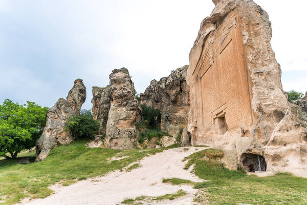 Landscape view of Phrygia valley in the middle of Turkey.