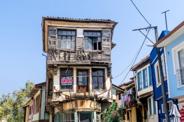 Bursa, Türkiye - 01 Eylül 2018:: Tirilye tarihsel Mudanya, Bursa köydür.